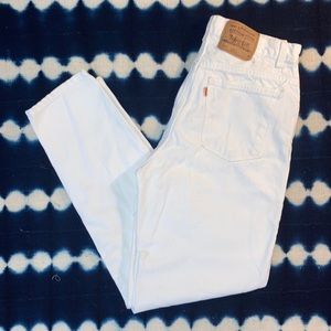 White Vintage Jeans | Orange Tab Levi’s 15921